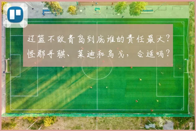 辽篮不敌青岛到底谁的责任最大？怪鄢手骐、莱迪和乌戈，合适吗？